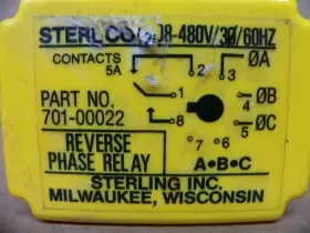 701-00022 STERLCO Phase Relay Reverse #3