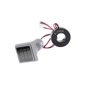 Yjcnelcr STRENDIER Square Led Digital Display Voltmeter Gauge