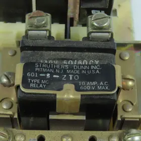 601-8-ZTO STRUTHERS-DUNN Control Relay Coil #2