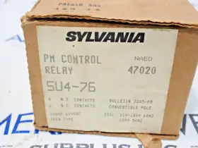 5U4-76 SYLVANIA Pm Control Relay Coil Amp