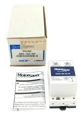 460-100-SP SYMCOM Motorsaver Volt Monitor Adj Rd Din