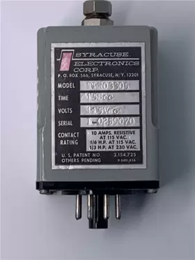 TLRO-03305 SYRACUSE ELECTRONICS CORP Delay Relay