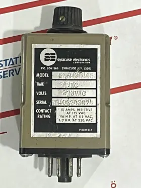TNR-00408 SYRACUSE Delay Relay