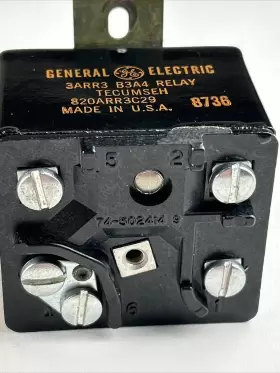 820ARR3C29 TECUMSEH GE General Electric Relay #2