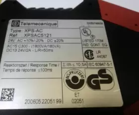 XPSAC5121 TELEMECANIQUE Safety Relay #2