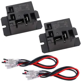 HF105F-4-DC12V-8X TNISESM Power Relay Spst Coil Vac Flange