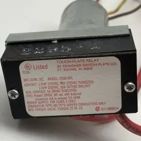 2500-BPL TOUCH-PLATE Relay Vac #3