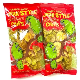 192135864616 TRADER JS Joes Jerk Plantain Chips Net Wt Pack