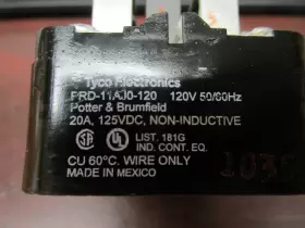 FRD-11AJ0-120 TYCO ELECTRONICS Relay Coil Amp #2
