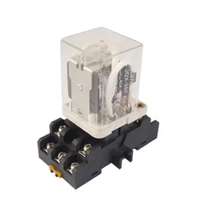 608641509021 UXCELL Coil Voltage Power Relay Pin Socket