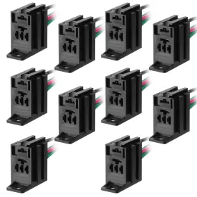 609876769815 UXCELL Interlocking Relay Socket Harness Base