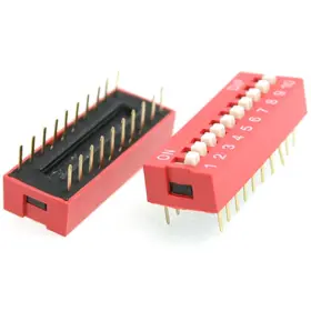 A11123000UX0292 UXCELL Pitch Position Slide Dip Switch
