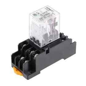 714998454416 UXCELL Coil Pins Power Relay Led Socket