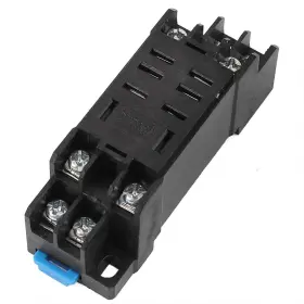 A15071800UX0241 UXCELL Din Rail Track Mount Relay Socket Base