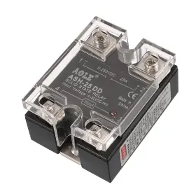 Uxcell Ash-25dd 4-32vdc To 5-250vdc 25a Single Phase Solid State Dc-dc Relay