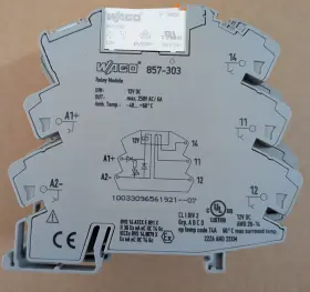 Wago 857-303 Relay Module 12vdc 6a - Lot Of 10 Wago 857-303 Relay Module 12vdc 6a - Lot Of 10
