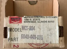 6040448006 WARNER ELECTRIC Relay #3