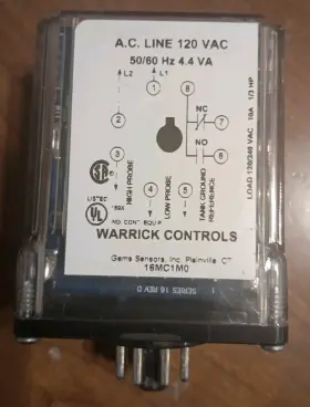 16MC1M0 WARRICK CONTROLS Line Vac
