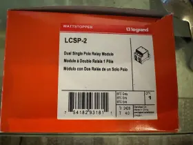 LCSP-2 WATTSTOPPER Dual Single Pole Relay Box