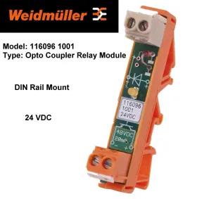 116096 WEIDMULLER Opto Coupler Relay Module