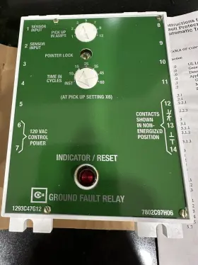 1293C47G12 WESTINGHOUSE Fault Relay