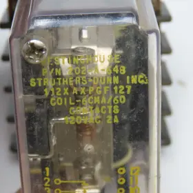202-A-648 WESTINGHOUSE Relay Socket Base #2