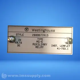 288B977A15 WESTINGHOUSE Relay Usip #3