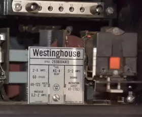 293B004A13 WESTINGHOUSE Relay Glass #3
