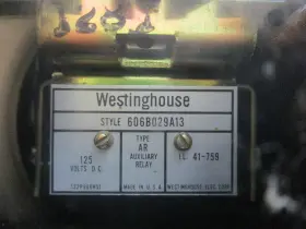 606B029A13 WESTINGHOUSE Relay Ar #2
