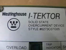 6273C07G05 WESTINGHOUSE Solid Overcurrent Device #3