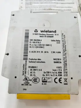 R.88.0720.2 WIELAND Safety Relay Delay #2