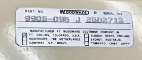 9905-096 WOODWARD Automatic Generator Loading Control #3