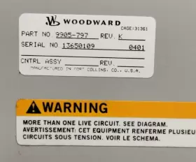 9905-797 WOODWARD Digital Synchronizer Control #3
