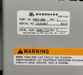 9907-005 WOODWARD Master Synchronizer Control #3