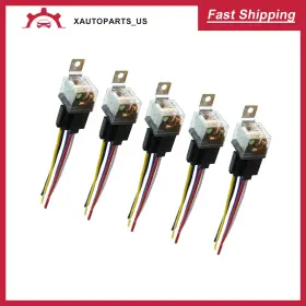 649603108142 X-AUTOHAUX Spdt Car Relay Pin Wires Harness Plug