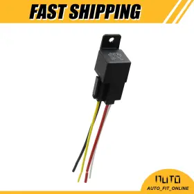 731618737100 X-AUTOHAUX Spst Car Relay Pin Wires Harness Plug
