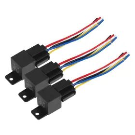 A23031400UX0796 X-AUTOHAUX Spdt Car Relay Pin Wires Harness