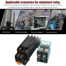 657835635039 XIMIMARK Coil Power Relay Pin Socket Bas #2