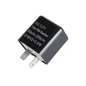 Yi Gao Parts 726084119307 2 Pin Flasher Relay 12v Flash Adjustable Compatible Led Electronic Fix Car Motor Yi Gao Parts 726084119307 2 Pin Flasher Relay 12v Flash Adjustable Compatible Led Electronic Fix Car Motor