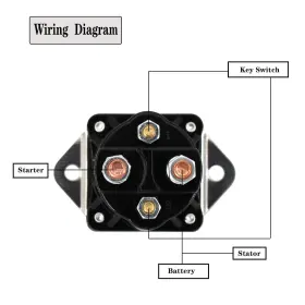 194852800434 YIXIN Solenoid Relay Mercury Marine Outboard #3
