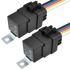 445030448454 ZDRU Waterproof Relay Harness Switch Tinned Amp
