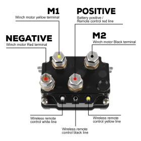778716313263 ZESUPER Winch Solenoid Relay Contactor Atv #2