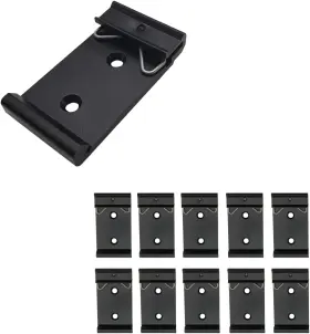 445007888849 ZHUOMINGJIA Din Rail Clamp Mount Clip Alumi