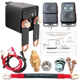 30248 ZOZOMOTORS Post Remote Battery Disconnect Switch Kill