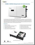 Cps Sch125ktl-aio/us-600 125kw 1500vdc String Inverter. Fixed Price $1500.00.