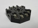 198742 Old-stock; Mfg- 5b586 Relay Socket; 8-pin. Fixed Price $11.73.