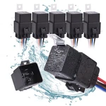 5 Pack 12v 30/40 Amp 5-pin Spdt Automotive Relay With Wires & Harness Socket Set. Fixed Price $32.90.