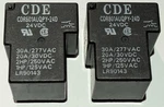 2x Cde Cornell Dubilier Spst N.o. 1 Form A Cdr801 Relay - 277 Vac / 30a 24 V. Fixed Price $13.95.