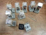 Used (9) Aci 9726a1201 Relay 120vac Coil+(9) Idec Sr2p-06 Base+(5)springs. Fixed Price $210.00.