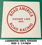 Road America Race Circuit Vinyl Decal Sticker - Vintage Racing Scca. Fixed Price $6.54.